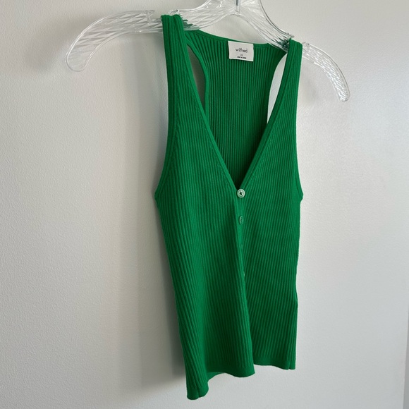 Wilfred Green Ribbed Tank Top - Picture 6 of 11